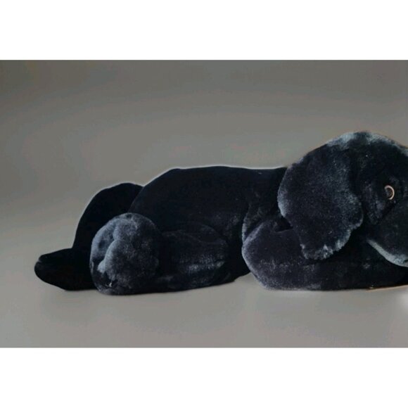 Bass Pro Black Labrador Retriever Realistic Plush Toy Dog Puppy Stuffed Animal - Picture 3 of 11